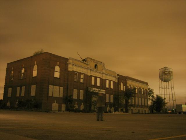 The Union Stock Yards building in Winnipeg