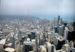 Chicago city from the top of the Seers tower