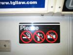 No Boomboxes on the subway :(