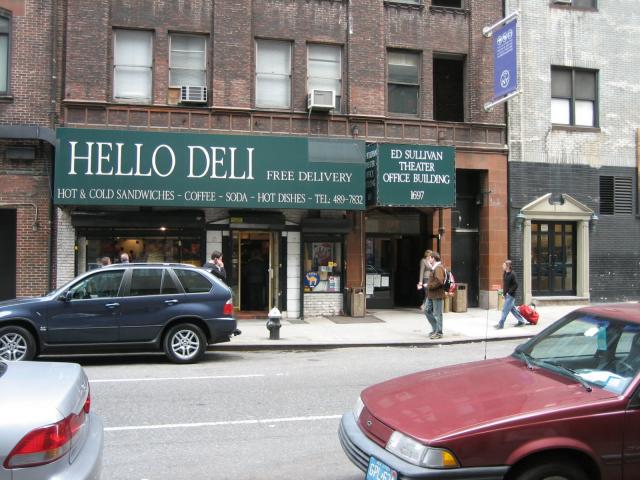 The Hello Deli of David Letterman show