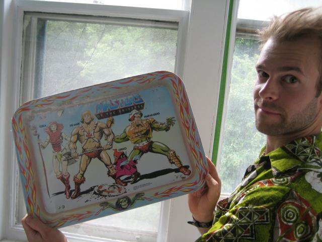 Nate finds a classic T.V. dinner tray