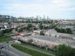 Montréal from the top of the malting plant